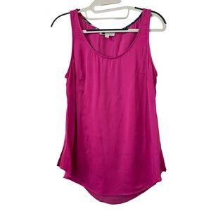 Floreat by Anthropologie Pink Sleeveless Silky‎ Blouse Women’s XS Barbie Pink